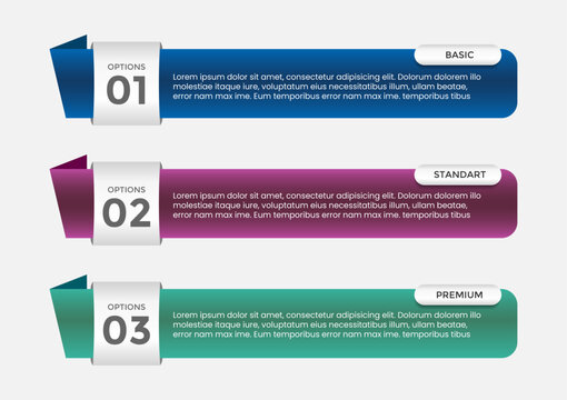 Bar or Low Third A design element for infographics	