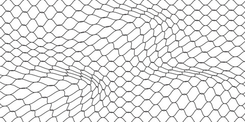 Abstact mesh texture for fishing nets. Seamless pattern for sportswear or soccer goal, volleyball net, basketball hoop, hockey, athletics abstract modern © ribut