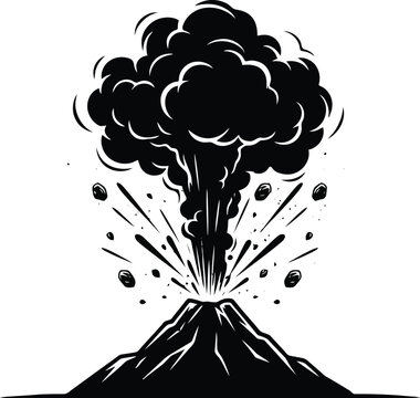 Volcano Vector