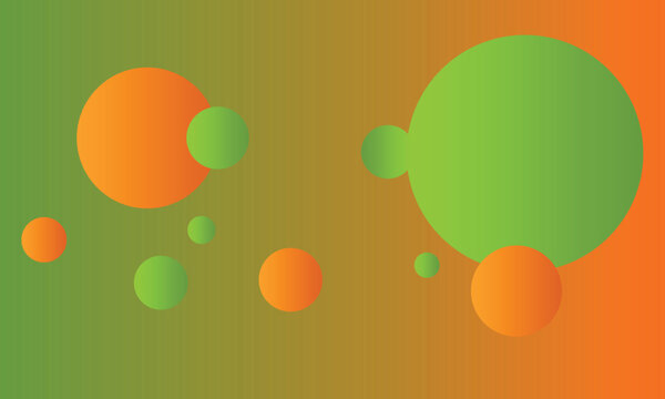 Abstract colorful circles on gradient background vector illustration for modern design