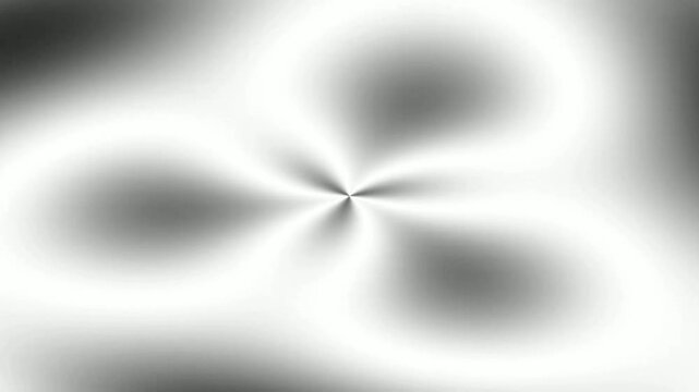 Abstract metallic radial blur with three-leaf pattern