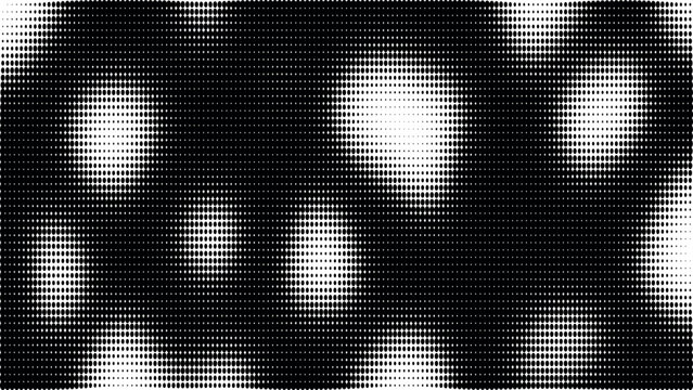 Abstract halftone line pattern background, black and white scanline texture, retro digital glitch effect vector for modern graphic design