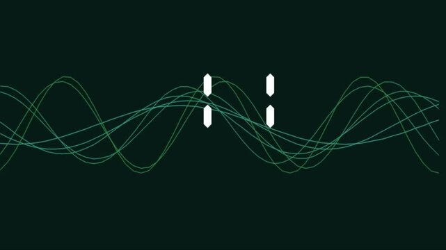 Smooth countdown animate with flowing wave lines and bold timer numbers. Perfect for elegant presentations, broadcasts, intros, and modern events.
