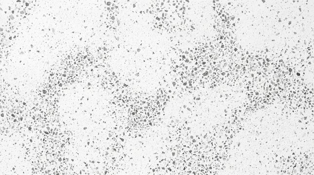 White terrazzo flooring surface with grey speckled details terrazzo speckled material background concrete interior minimalist construction aggregate backdrop abstract polished structure