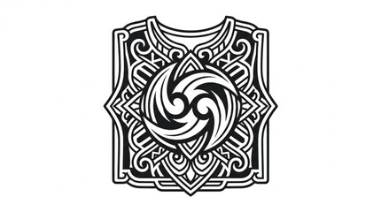 Obraz premium Intricate Celtic Knot Swirl Ornamental Design Pattern.