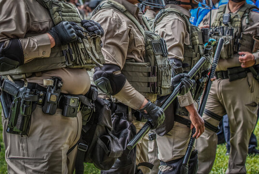 Texas state police in Austin