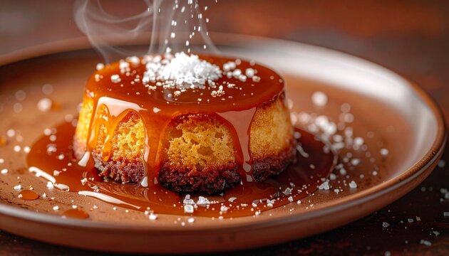 Indulgent Sticky Toffee Pudding with Salted Caramel
