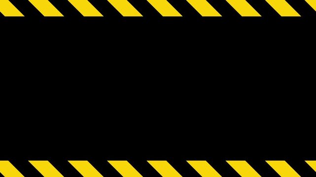 Warning Stripes Background - Caution Tape Pattern