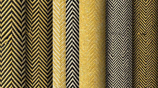 Textile vector pattern featuring herringbone tweed