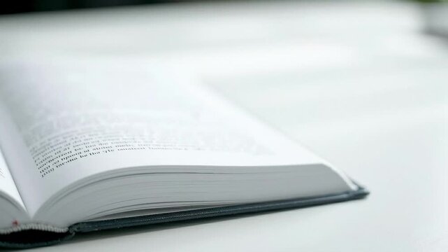 Close-Up Conceptual Back to School Book with Vibrant Translucent Sticky Notes on Crisp Book Pages