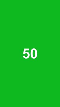Numerical counting from 0 to 100. 4k video animation Number counter animation from 0 to 100. animated number counter from zero to one hundred counting number. 