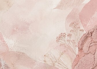 Fototapeta premium grunge background with flowers