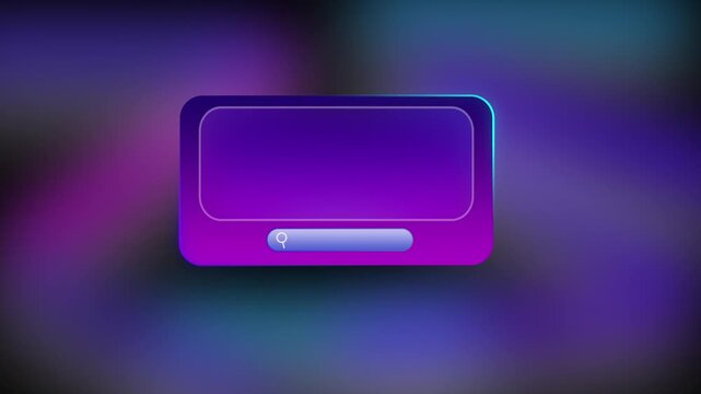 A neon-style webpage for searching for information and posting text.
A search bar in a web browser.