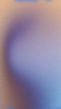 Gradient granularity softly blends luminous beige-pink into a tranquil lavender, then an ethereal cerulean, with a diffused shadowy indigo curve.