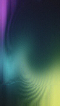 Granulated spectral undulations vertically diffuse, transforming rich amethyst and cool teal into luminous chartreuse, bisected by subtle aquamarine