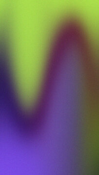 Ethereal grainy texture unfolds, blending luminous chartreuse with a subtle plum undulation, descending into  violet depths.