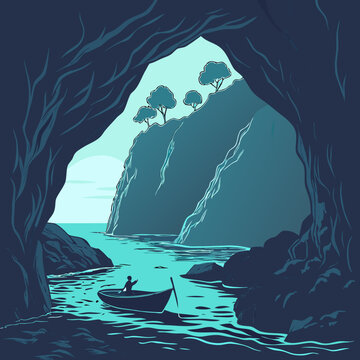 Blue Grotto Sea Cave (Capri)