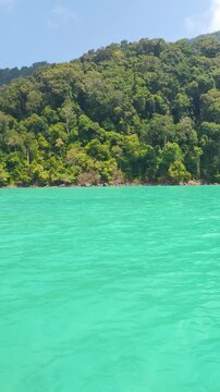Moken community village. The Moken people group of sea gypsies who have permanent residence on Surin Islands Phang nga Thailand - Travel Andaman Sea and nature 