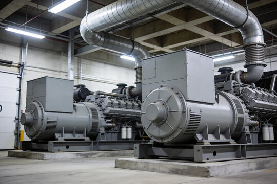 Backup diesel generators in data center power resilience hall