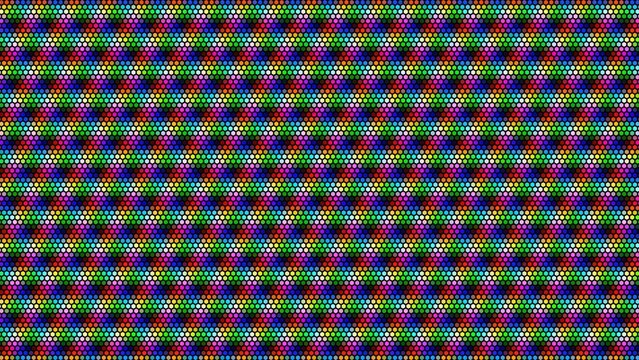 Retro CRT pixel texture, vintage television screen subpixel grid background, colorful RGB electronic display pattern for tech aesthetics