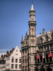 Obraz premium Provinciaal Hof in Bruges: Iconic Neo-Gothic Landmark
