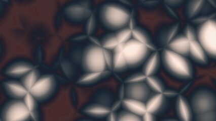 Dark abstract background with glowing pale pink and black Voronoi cell patterns. Great for moody digital art and sci-fi 3D environments. © Asyam