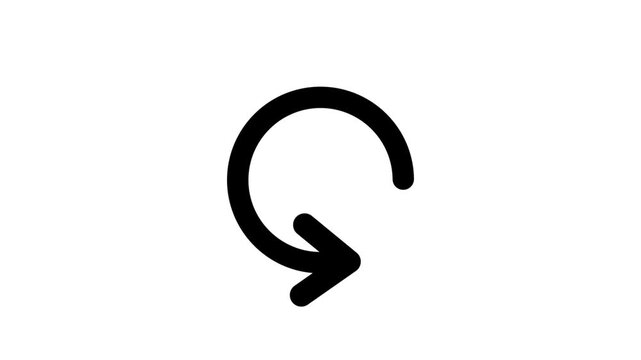 Calligraphic letter g transforms with fluid strokes on white background