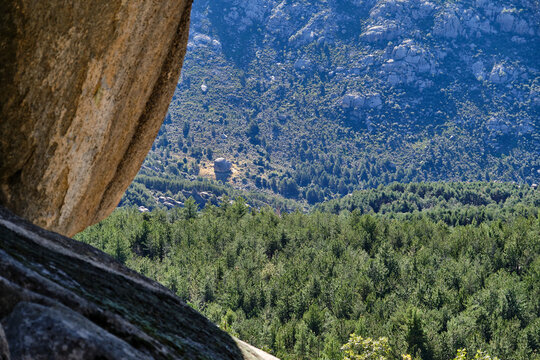 View of El Tolmo in La Pedriza