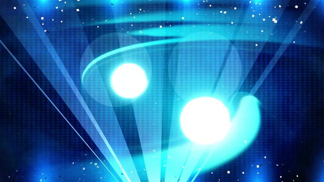 3D animation of a supercomputer simulation showing two neutron stars merging in deep space. The collision transitions into a bright star cluster