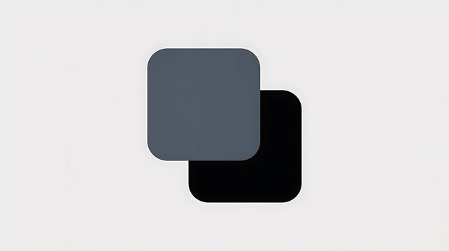 Two overlapping square shapes with rounded corners