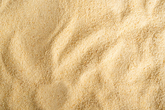 Bread Crumbs Texture Background, Crunchy Rusk Bread Crumbs Pattern