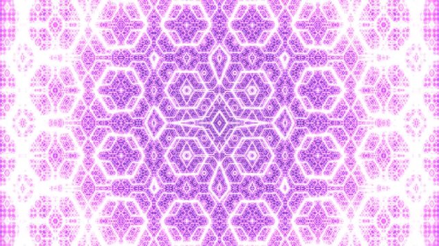 Intricate geometric pattern with fractal elements