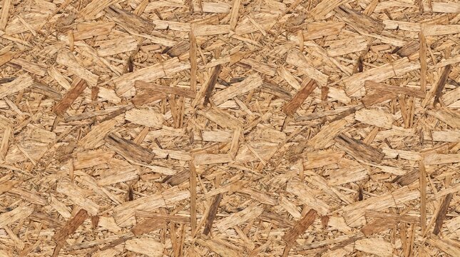 Seamless OSB Oriented Strand Board Texture Background