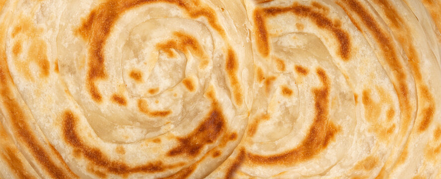 Kerala porotta known as paratha or parotta