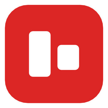 Two Factor Authentication Icon Color Rounded Square Button Technology Computer
