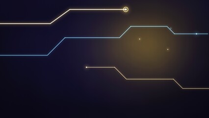 Neon Tech HUD Glass Interface Background © abie
