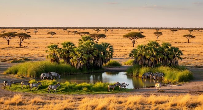 zebra needed water