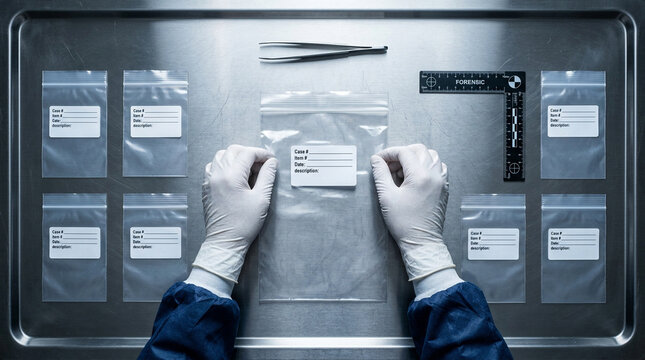 Medical professional inserting syringe into vial for injection preparation. Healthcare worker handling sterile hypodermic needle and vaccine dose i...