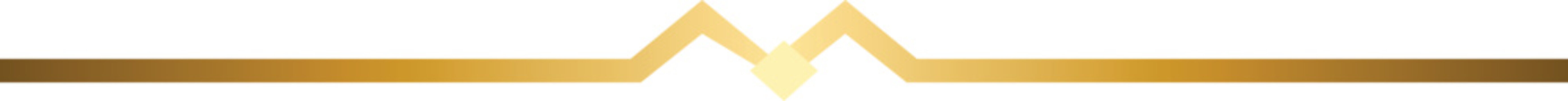 Single golden metallic line element against a clean white background symbolizing connection or division