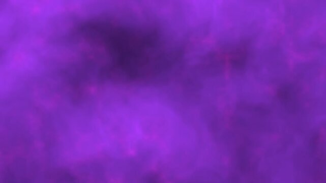 Nebula cluster with vibrant purple hues and glowing particles