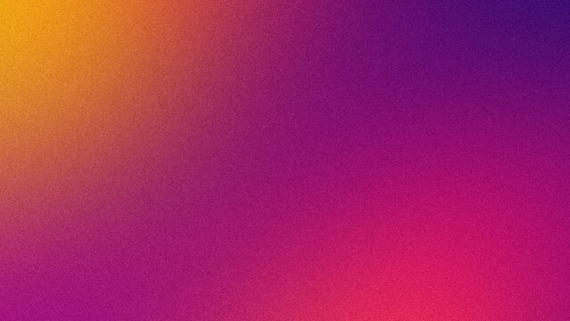 Smooth gradient background with purple and orange hues Vector noise grain texture