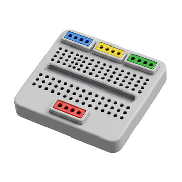 Game board with colored pegs and holes
