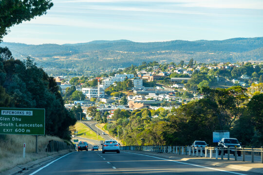 Midland Highway in South Launceston - Tasmania