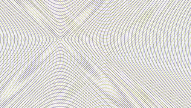 Abstract background with concentric circles and intersecting grid lines