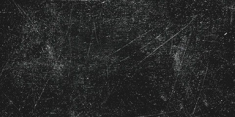 Abstract Dark Chalkboard Texture Background with Distressed White Scratch Marks Full Frame Slate Grunge Design © Vector valley