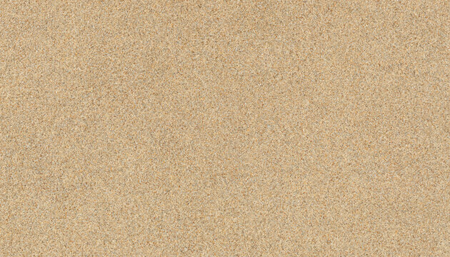 Detailed Closeup Texture of Light Brown Beach Sand Texture