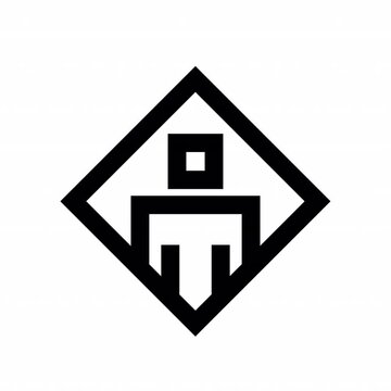 People Location sharp outline style icon. motion graphic animation, perfect for social media, presentations, websites, digital projects, and mobile interface. Alpha channel transparent background