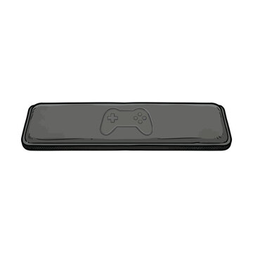 Professional Grade Wrist Support Pad Featuring A Subtle Embossed Video Game Controller Pattern Ideal For Gaming Enthusiasts And Office Workers Seeking Comfort Vector Illustration