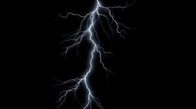 White Lightning Spark PNG Transparent Electric Storm Background.