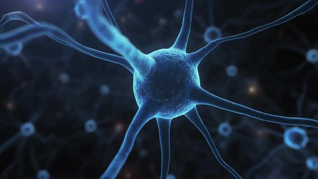 Neural network activity with electric pulses in dark abstract space